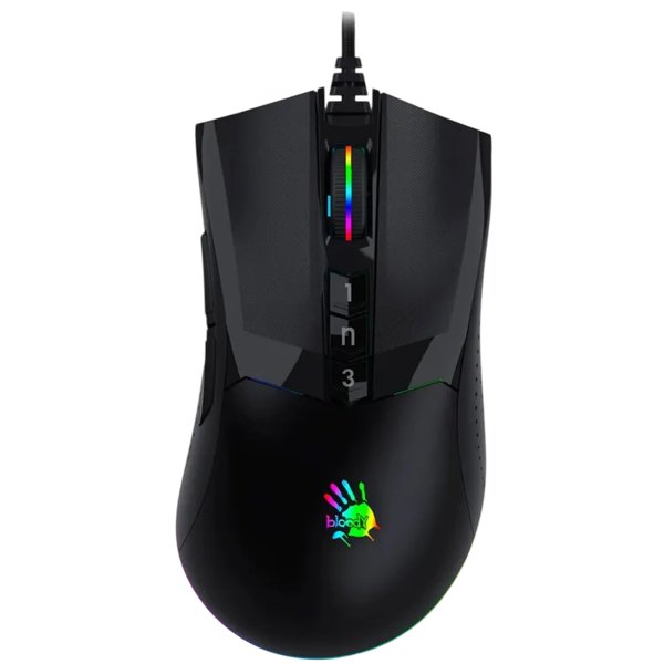 Мышь A4Tech Bloody W90 Max черный оптическая (10000dpi) USB (7but)
