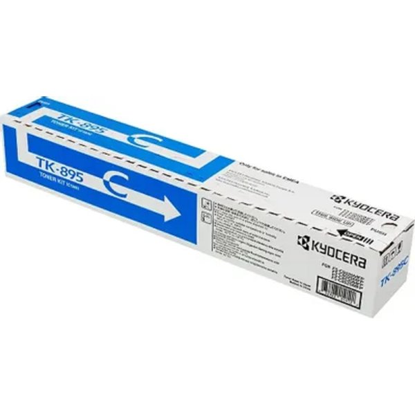 Kyocera-Mita TK-895C Картридж, Cyan {FS-C8020MFP/C8025MFP/C8525MFP, Cyan,  (6 000стр.)}