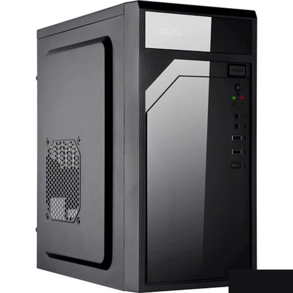 Корпус KingPrice KPCC-MN208 черный без БП mATX 1x80mm 2x120mm 2xUSB2.0 audio