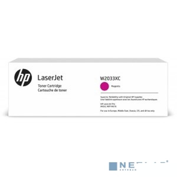 Картридж лазерный HP 415X W2033XC пурпурный (6000стр.) для HP CLJ Ent Flow M681z/682z/681f/681dh (техн.упак)