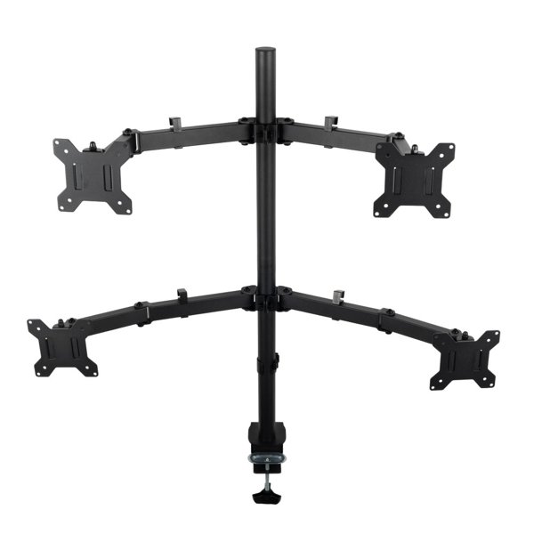 Кронштейн для монитора Filum FL-DMT004FB черный, четыре монитора, VESA: 75/100, 10-30 дюйма, до 10 кг (00-01215493)