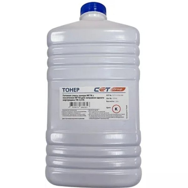 Тонер NF7K + носитель NF7D TN-321/322/324/711K/712 для KONICA MINOLTA Bizhub 224e/C224/284/364 (Japan) Black, 544г/бут, CET111116-544, TN-321K/322