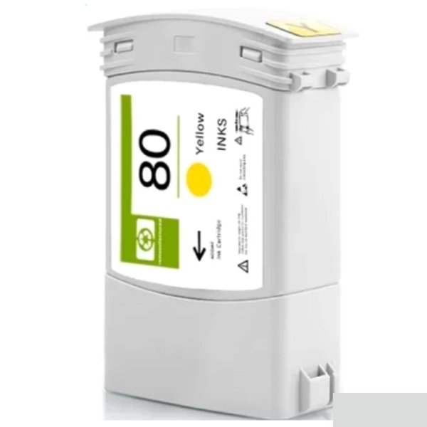 Струйный картридж NV Print 80 (NV-C4848A) Yellow для HP DesignJet 1050c, 1055cm (400 мл)