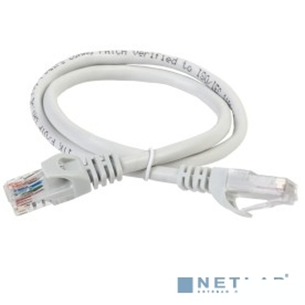 ITK PC01-C5EU-1M5 Коммутационный шнур (патч-корд), кат.5Е UTP, 1,5м, серый