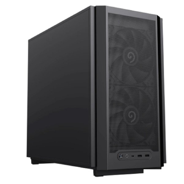 GameMax Корпус F36 Dark без БП (Midi Tower, ATX, Графит, 1*USB Type-C, 3*120мм)