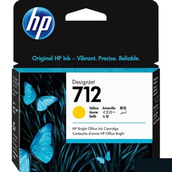Картридж струйный HP 712 3ED69A желтый (29мл) для HP DJ Т230/630