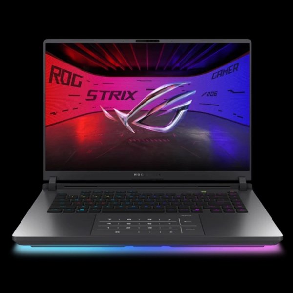 ASUS ROG Strix G16 G615JHR-S5058 [90NR0LL1-M00210] Gray  16"(2560x1600 i7 14650HX(2.2Ghz)/16384Mb/1024PCISSDGb/RTX 5050(8192Mb)/DOS}