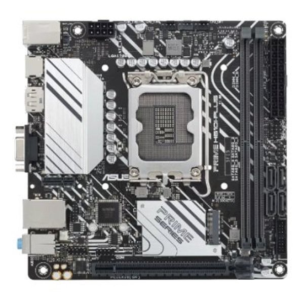 ASUS PRIME H610I-PLUS-CSM (Socket 1700, mini ITX, 2xDDR5(96GB), VGA/HDM/DP, 1xPCIe 4.0x16, 1xLAN, 4xSATA 6Gb/s, 1xM.2, 1xM.2 E key, 2xUSB 3.2, 2xUSB 2.0, 1xPS/2)