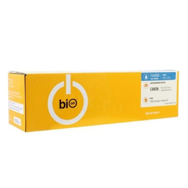 Bion C718C Картридж для CANON LBP 7200/7200cn/iC MF8330/8350Cdn (2900 стр.), Голубой, с чипом
