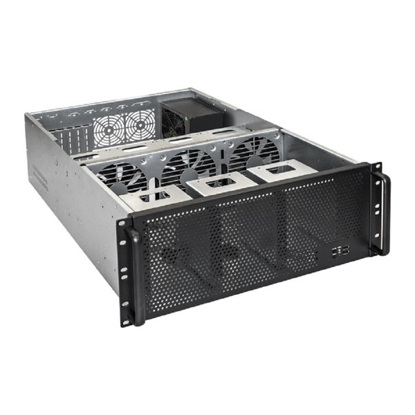 Exegate EX300115RUS Серверный корпус ExeGate Pro 4U650-18 <RM 19", высота 4U, глубина 650, БП 800PAS, USB>