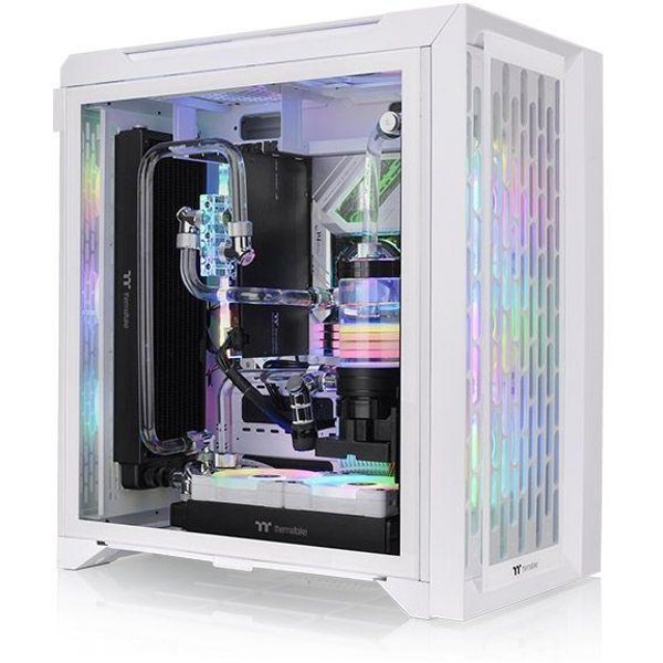Корпус Thermaltake CTE C700 TG ARGB белый без БП ATX 12x120mm 11x140mm 2x200mm 2xUSB3.0 audio bott PSU