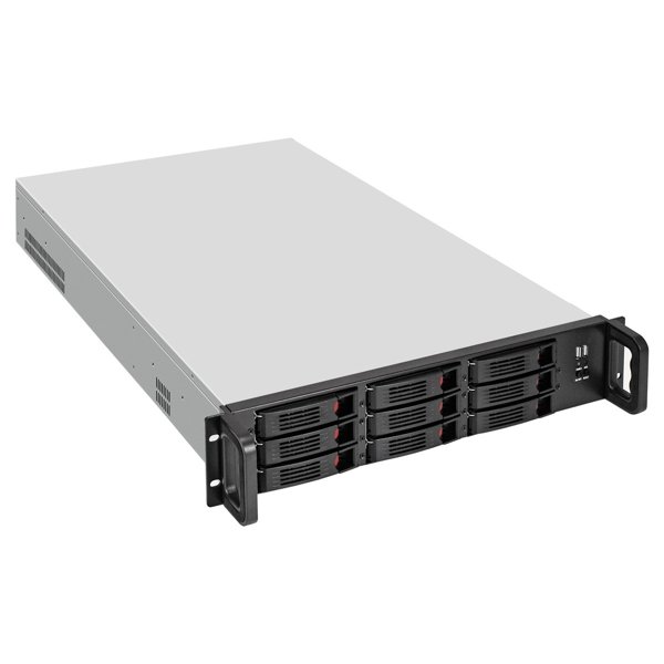 Exegate EX285224RUS Серверный корпус ExeGate Pro 2U650-HS09 <RM 19", высота 2U, глубина 650, БП 2U-600ADS, 9xHotSwap, 2*USB> -[EX285224RUS]