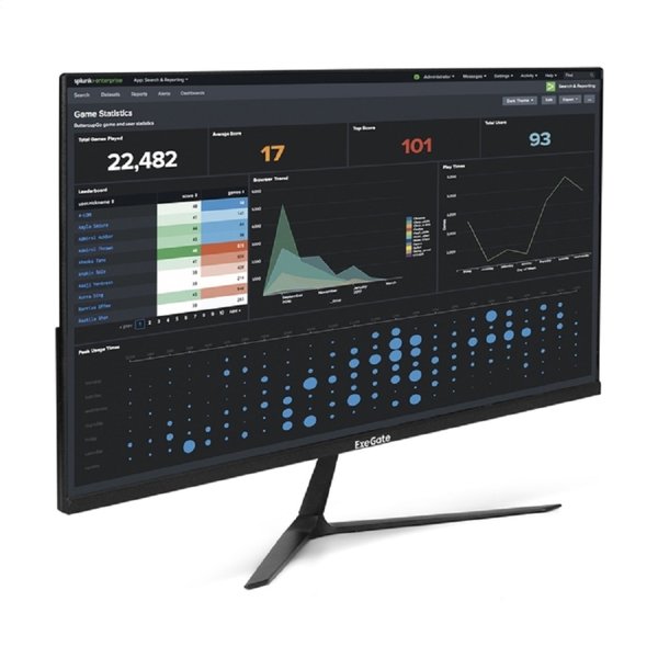 LCD ExeGate 27" EZ2700 ProSmart (IPS 1920x1080 75Hz 5ms 16:9 250cd 1000:1 178/178 D-Sub HDMI Flicker-free VESA} [EX299035RUS]