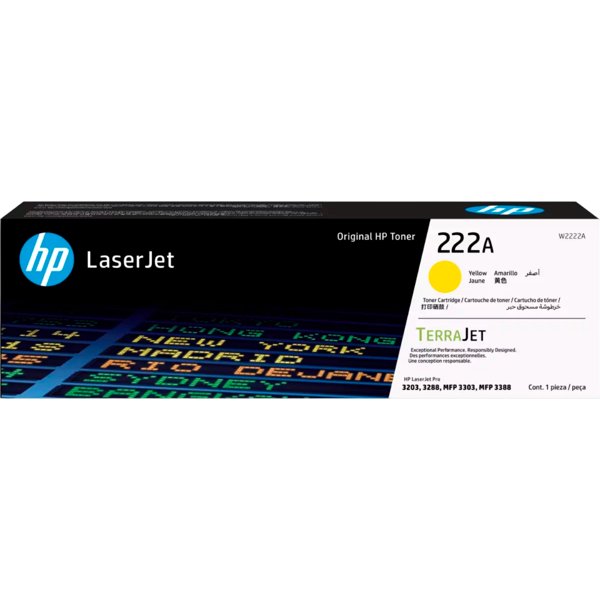 HP Тонер-картридж 222A Yellow W2222A