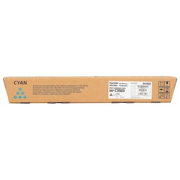 Ricoh Тонер-туба тип MPC3503, Cyan {Aficio MP C3003/C3503, (18000 стр) (841820)