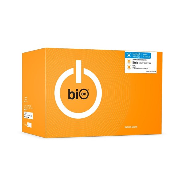 Bion 841928 Картридж для Ricoh MP {C2003/C2004/C2503/C2503} (9500  стр.), Голубой, с чипом