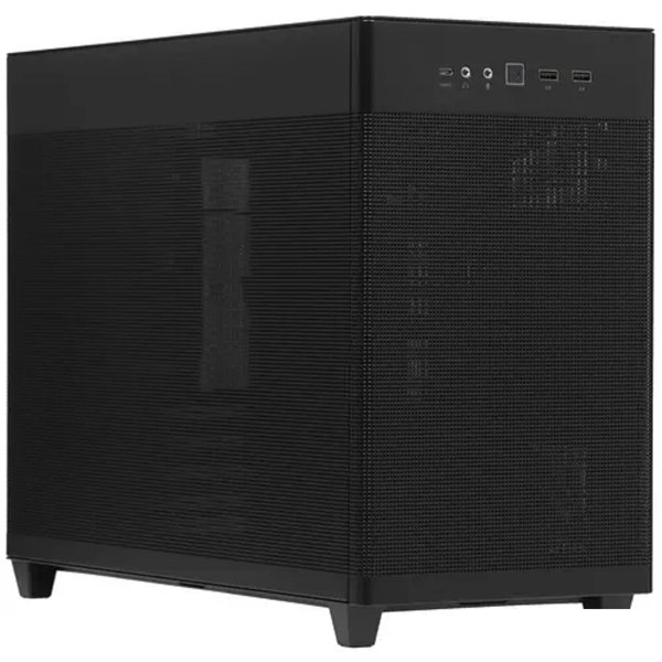 ASUS Prime AP201 Tempered Glass MicroATX Case Black - stylish 33-liter MicroATX case with tool-free side panels, with support for 360 mm coolers, graphics cards up to 338 mm long, and standard ATX PSU