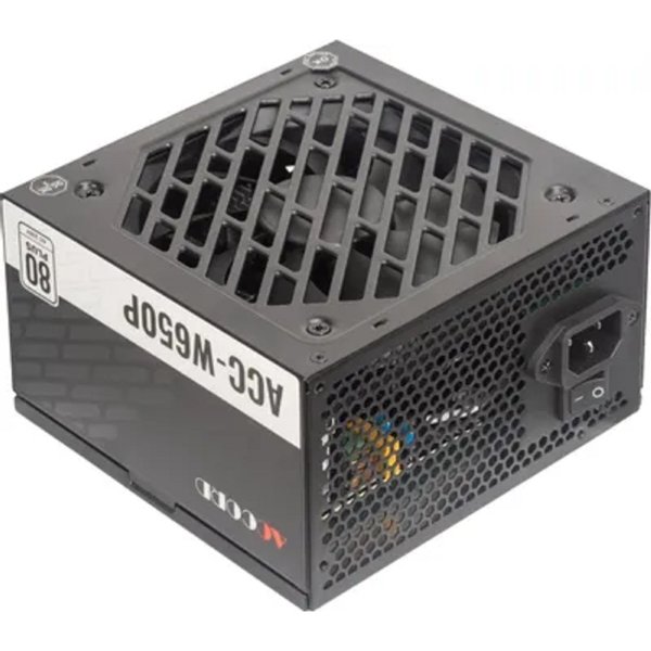Accord ACC-W650P ATX 650W ACC-W650P 80+ white (20+4pin) 120mm fan 6xSATA RTL