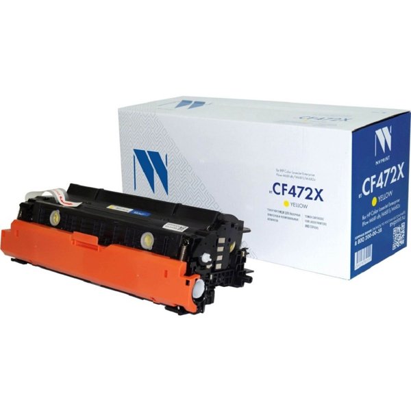 NV Print Картридж совместимый NV-CF472X Yellow для HP Color LaserJet Enterprise Flow M681dh/M681f/M682z (23000k)