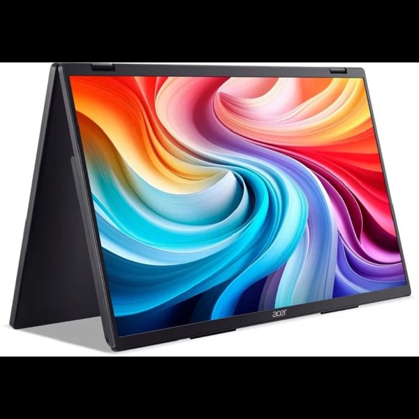 LCD Acer 18.5" PD193QEbmiuux Double Portable monitor {IPS 1920x1080 100Hz 4ms 250cd HDMI USB-C(15W) SPK AudioOut 2x2W Vesa} [UM.XP3CD.E01]