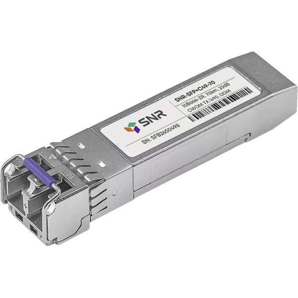 SNR SNR-SFP+C49-70 Модуль SFP+ CWDM оптический, дальность до 70км (23dB), 1490нм