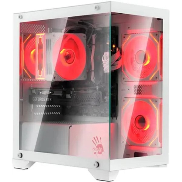 Корпус Bloody BD-CC103 белый без БП mATX 7x120mm 1xUSB2.0 1xUSB3.0 audio bott PSU