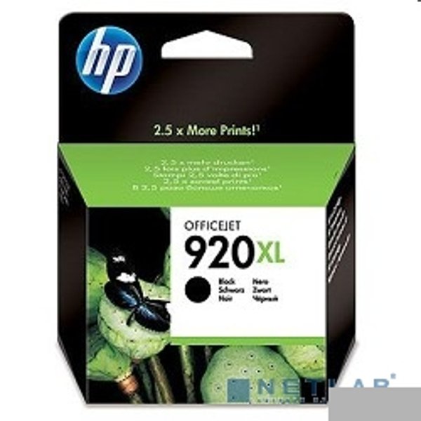HP CD975AE Картридж №920XL, Black {Officejet 6000/6500, Black}