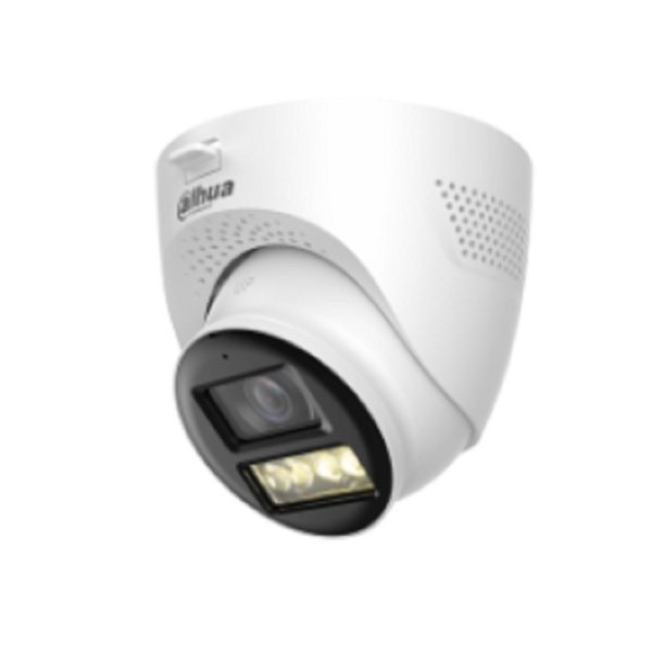 DAHUA DH-HAC-HDW1200TQP-IL-T-0280B Уличная купольная HDCVI-видеокамера 2Мп; CMOS; объектив 2.8мм; ИК 40м, Led 40м;  IP67; металл, пластик