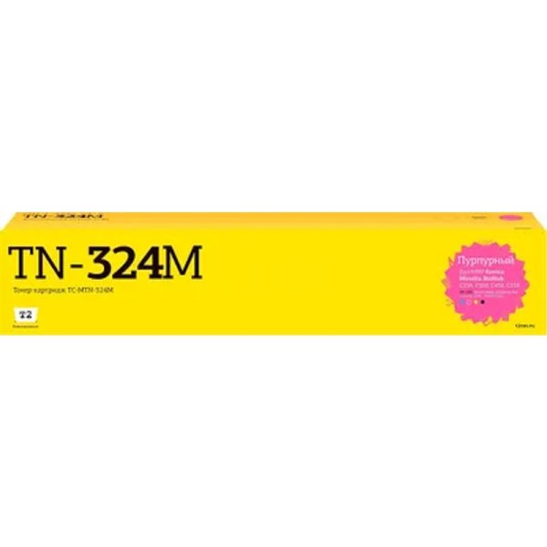 TC-MTN-324M Тонер-картридж T2 для Konica-Minolta BizHub C258/C458/C558/C658 (26000 стр.) пурпурный, с чипом