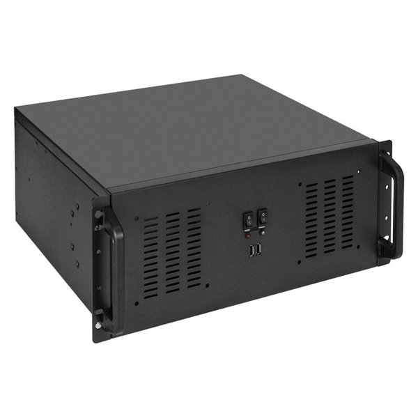 Exegate EX295874RUS Серверный корпус ExeGate Pro 4U350-02 <RM 19", высота 4U, глубина 350, БП 600ADS, 2*USB>