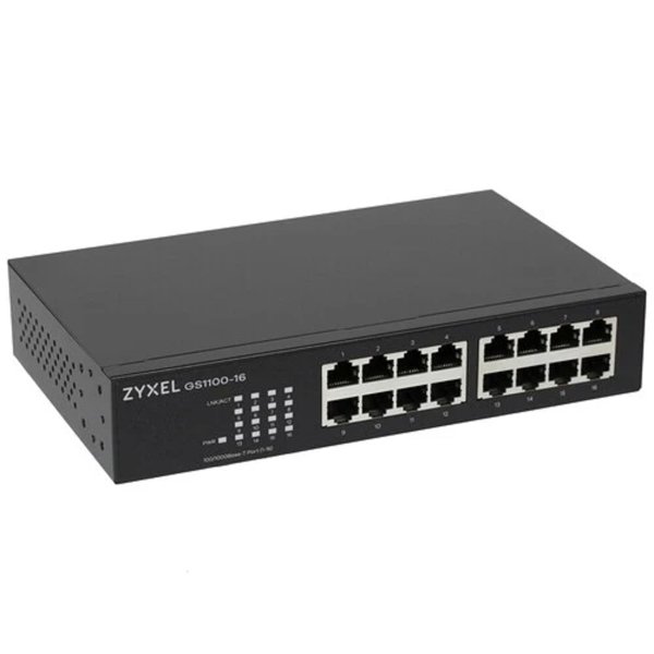 ZYXEL GS1100-16-EU0103F 16G неуправляемый  Коммутатор
