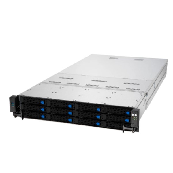 Asus 90SF00Z6-M01XM0 RS720-E10-RS12, 2U, 2xLGA4189 (3rd Gen Scalable), 32 DDR4, 12x3.5 hot-swap bays + 2x2.5 (Rear), 2х M.2 slots(2280), 8x PCIe x8 + OCP 3.0, Aspeed AST2600, NO LAN, 2x1600W