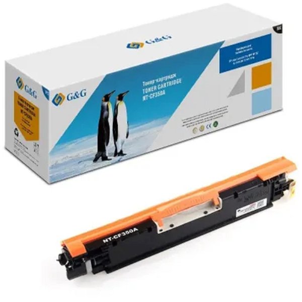 Тонер-картридж G&G, GG-CF350A аналог HP CF350A/130A черный 1.3k с чипом