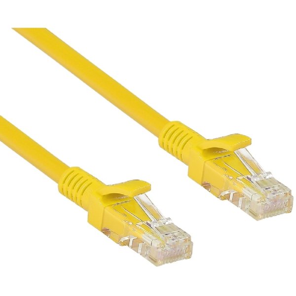Exegate EX258664RUS Патч-корд UTP-RJ45-RJ45-5e-0,3M-YL, UTP, cat.5e, 0.3м, желтый