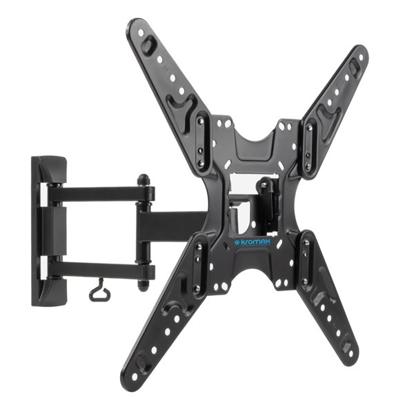 Kromax OPTIMA-414 черный 20"-55" макс.30кг настенный поворотно-выдвижной и наклонный