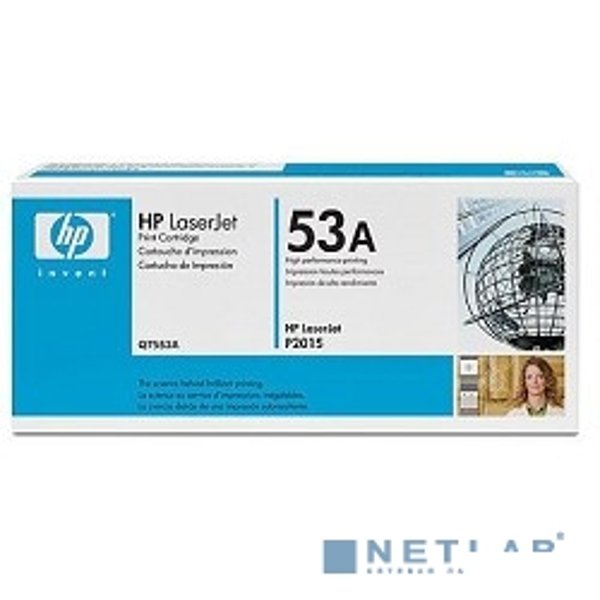 HP Q7553A Картридж ,Black{LaserJet P2015, Black, (3000 стр.)}