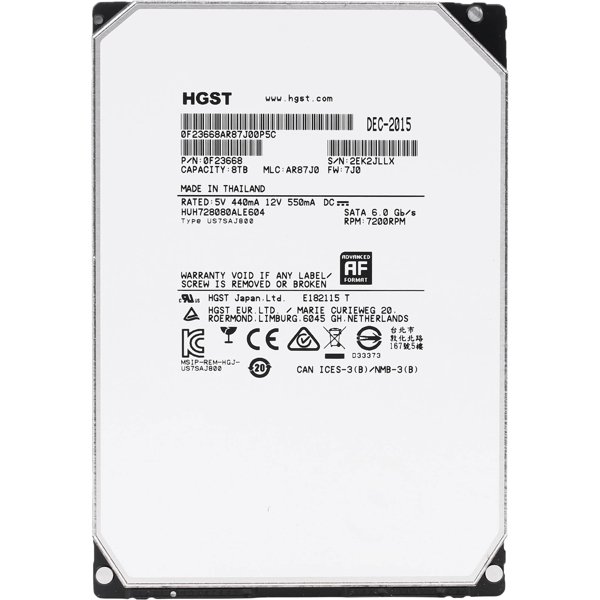 Hitachi Ultrastar He8 8Tb (HUH728080ALE604)