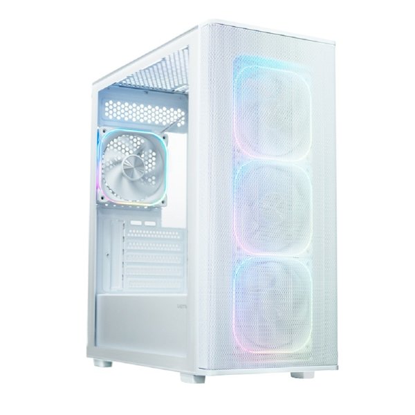 XASTRA Корпус  A300M 4ARGB-C6 WH White mATX/Mesh/ Srewless full-size TG / 4x120mm FG120 ARGB PWM fans/Argb+PWM HUB 6ports/ A300M-4FG12A-C6-WH