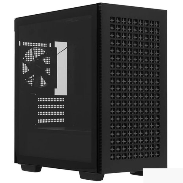 DeepCool CH370 черный без БП mATX TG window 1x120mm fan (R-CH370-BKNAM1-G-1)