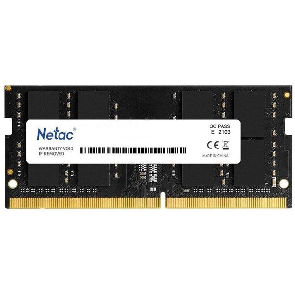 Netac DDR4 SODIMM 16Gb  PC21300 2666MHz CL19 1.2V RTL (NTBSD4N26SP-16)
