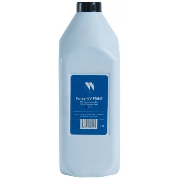 Тонер NVP для HP 252 (1кг) Black для CF400A, W2030A/X, W2070A, W2210A/X, W2410A, HP Color LaserJet M252, M274, M277,  150, 178, 179, M255, M282, M283, M182, M183 Premium