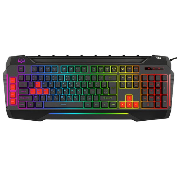 Игровая клавиатура Sven KB-G8800 SV-017675 109 кл, макросы, RGB-подсветка, звук. индикация, USB-порт