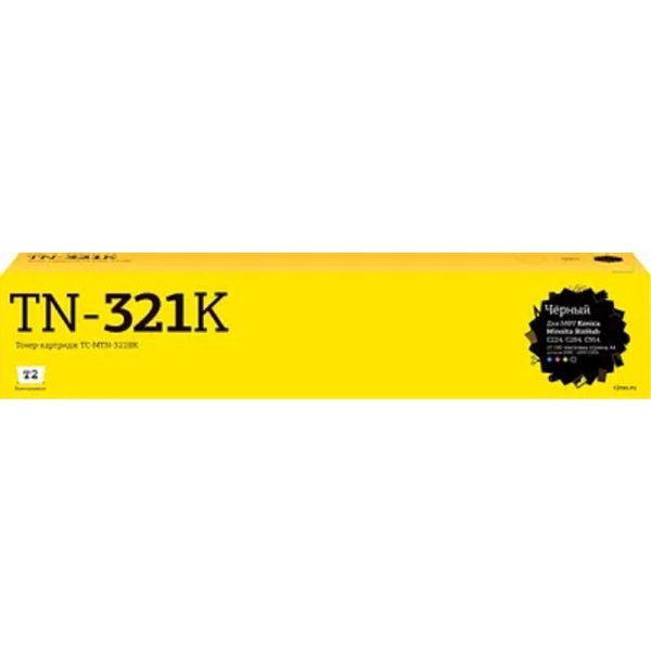 TC-MTN-321BK Тонер-картридж T2 для Konica-Minolta BizHub C224/C284/C364 (27000 стр.) черный, с чипом