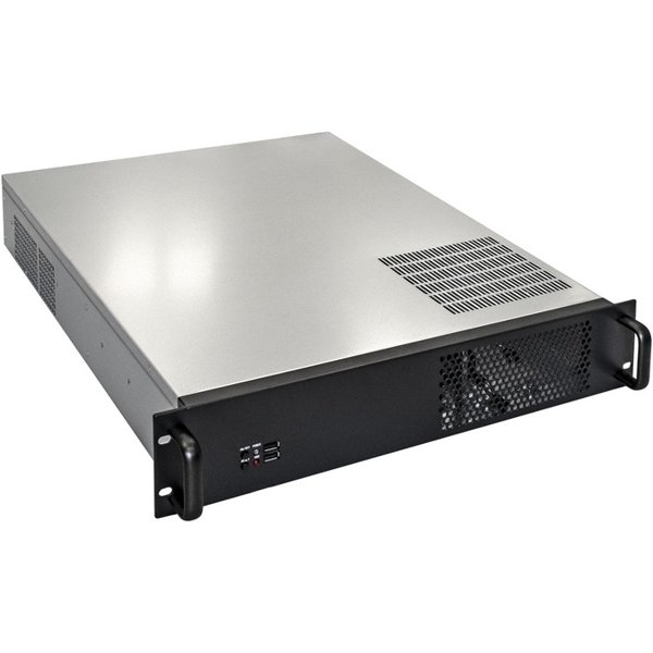 Exegate EX293343RUS Серверный корпус ExeGate Pro 2U550-08 <RM 19", высота 2U, глубина 550, БП 1100ADS, 2*USB>