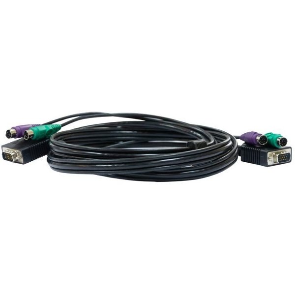 D-Link DKVM-CB3/A3A Кабель KVM длиной 3 м с разъемами VGA и PS/2 для DKVM-4K/А