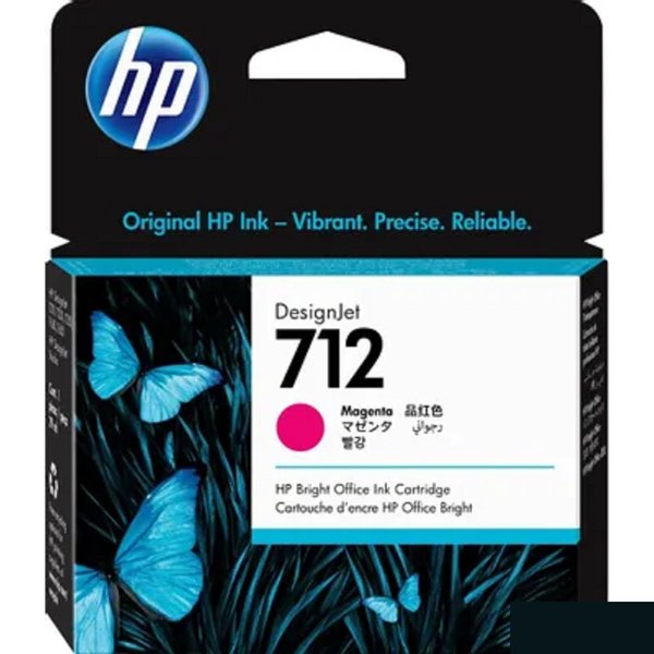 Картридж струйный HP 712 3ED68A пурпурный (29мл) для HP DJ Т230/630
