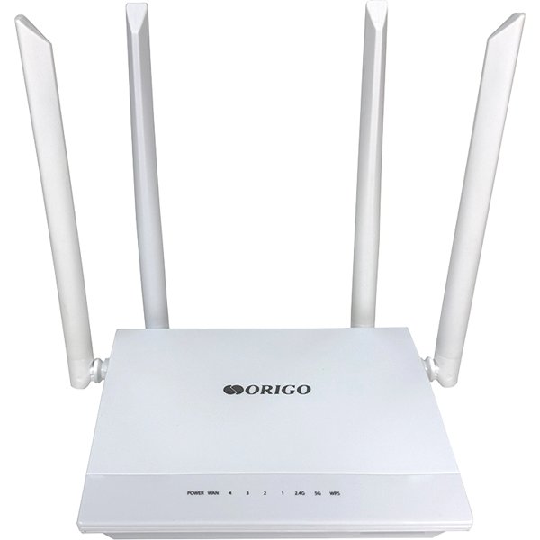 ORIGO OWR1240ACG/A1A Гигабитный Wi-Fi маршрутизатор AC1200, 2.4/5ГГц, 1000Base-T WAN, 4x1000Base-T LAN