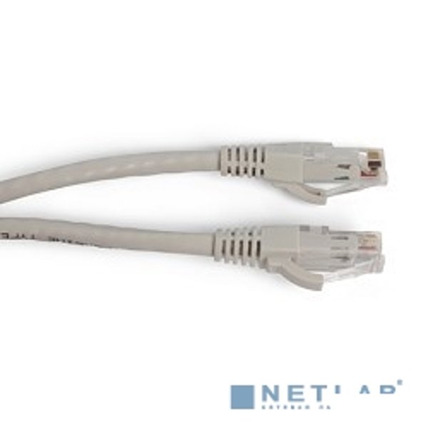 Hyperline PC-LPM-UTP-RJ45-RJ45-C6a-10M-LSZH-GY Патч-корд U/UTP, Cat.6a 10G, LSZH, 10 м, серый