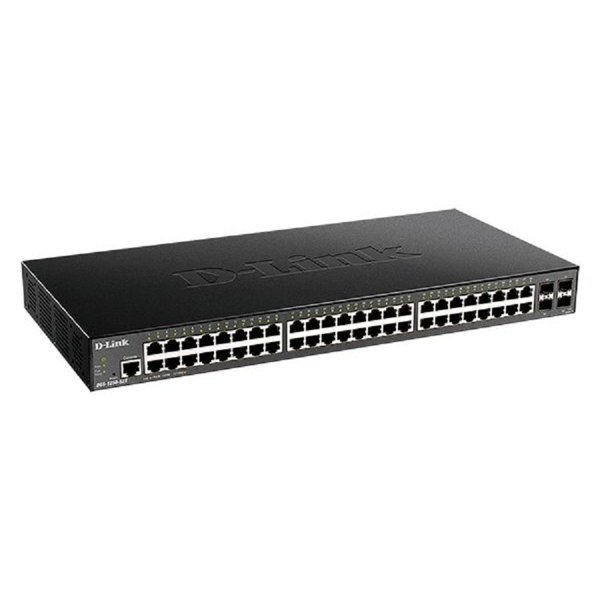 D-Link DGS-1250-52X/A1A Управляемый L2 коммутатор c 48 портами 10/100/1000Base-T и 4 портами 10GBase-X SFP+