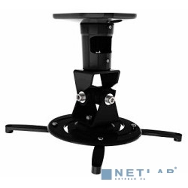 Cactus CS-VM-PR01-BK черный Кронштейн для проектора макс.10кг настенный и потолочный поворот и наклон